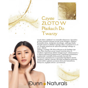 Czyste ZŁOTO  w płatkach do twarzy