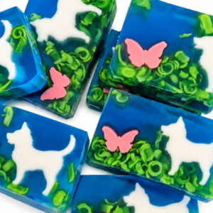Mydło Pies z motylkiem / Dog & butterfly soap 100 g