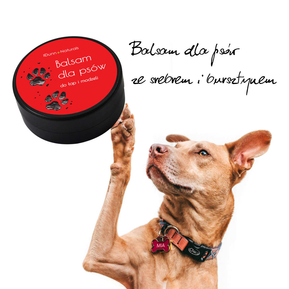 Balsam ze srebrem do łap i na modzele 90 g BEZ ALERGENÓW - obrazek 3