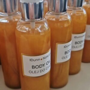 Złoty olej ISTIREN z 24k złotem w płatkach Golden oil with 24k Gold  TRAVEL bottle 90g